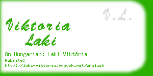 viktoria laki business card