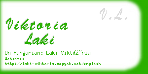 viktoria laki business card